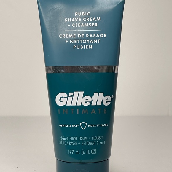 2 Gillette Intimate 2 in 1 Pubic Shave Cream & Cleanser 6 Fl Oz Each - Picture 2 of 6